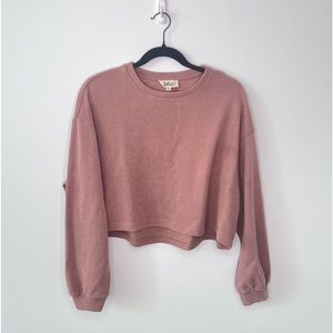 Listicle Cropped Sweater